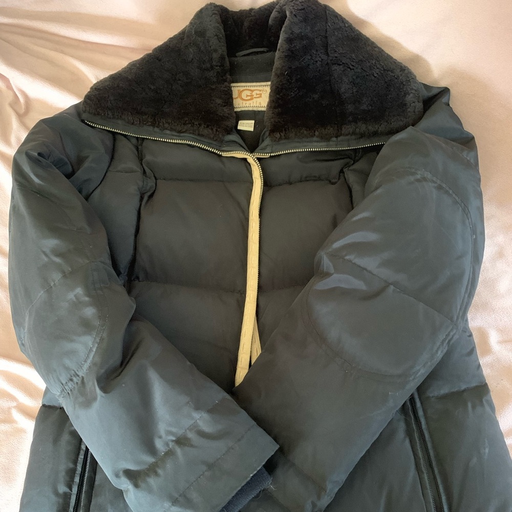 Ugg Winter Puffer Coat, Black Coat